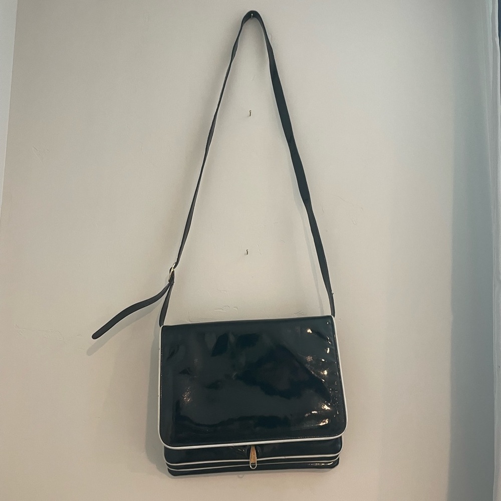 Vintage Ferragamo Shoulder Accordion Bag